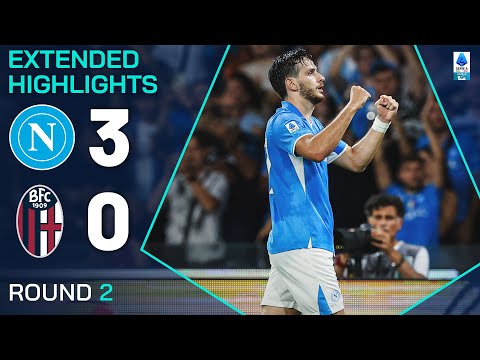 NAPOLI-BOLOGNA 3-0 | EXTENDED HIGHLIGHTS | SERIE A 2024/25