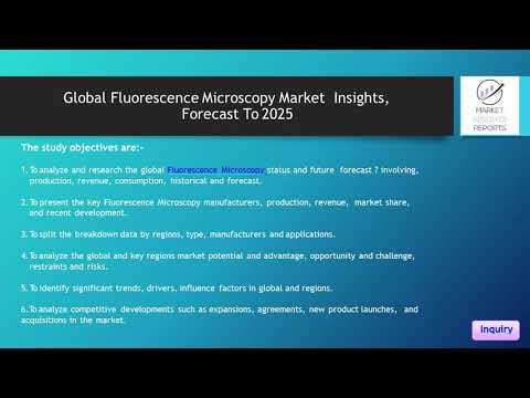 Fluorescence Microscopy Market Insights with Statistics and Growth Prediction 2019 to 2025