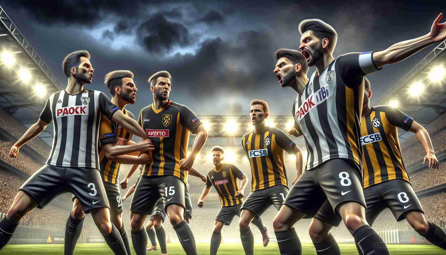 Intensifying Rivalries: PAOK Clashes with FCSB under Europa League Lights